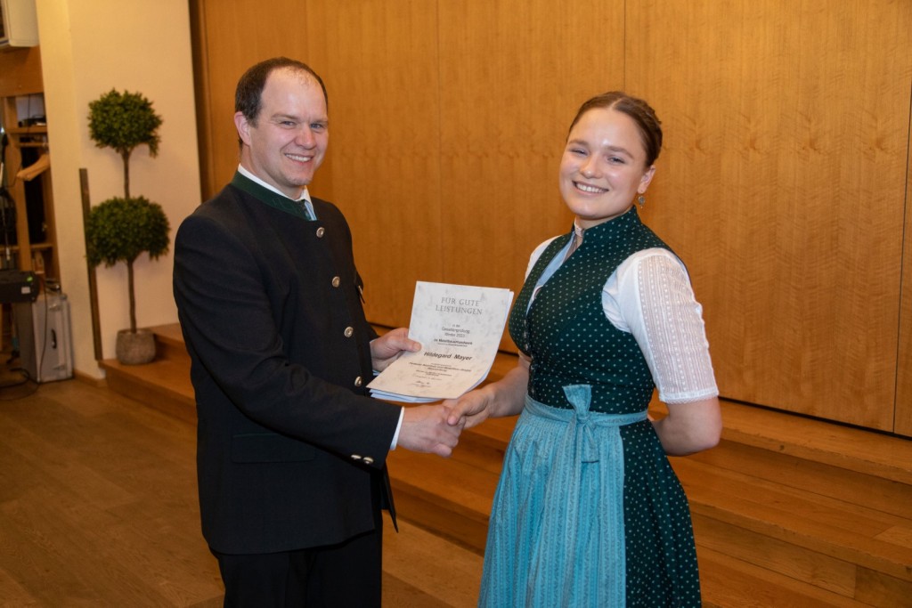 Ehrungen der Prüflinge.