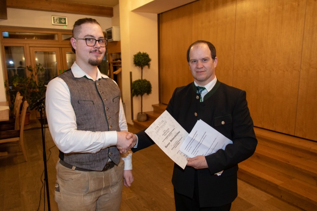 Ehrungen der Prüflinge.