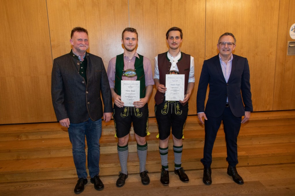 Ehrungen der Prüflinge.